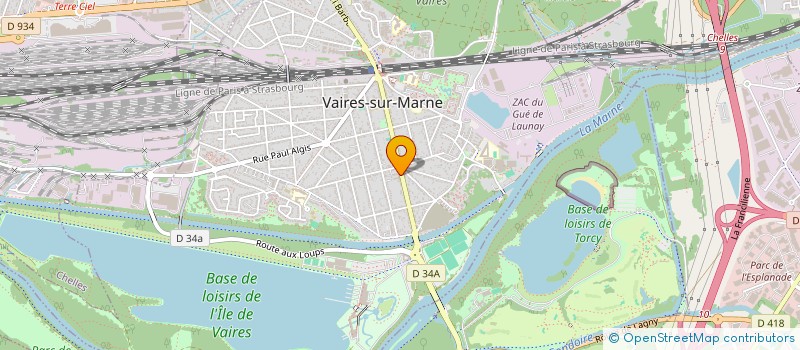 localisation de l'entreprise EOLE CONNECT  VAIRES-SUR-MARNE