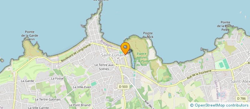 localisation de l'entreprise EOLE CONSEIL à SAINT-LUNAIRE