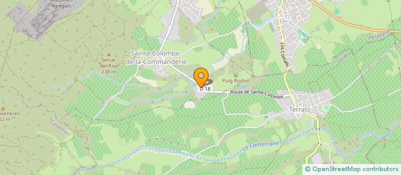 localisation de l'entreprise EOLE DE MAURY  SAINTE-COLOMBE-DE-LA-COMMANDERIE