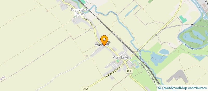 localisation de l'entreprise EOLE DES PINCEAUX  VITRY-LA-VILLE