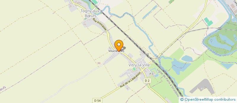 localisation de l'entreprise EOLE DES TANIERES  VITRY-LA-VILLE