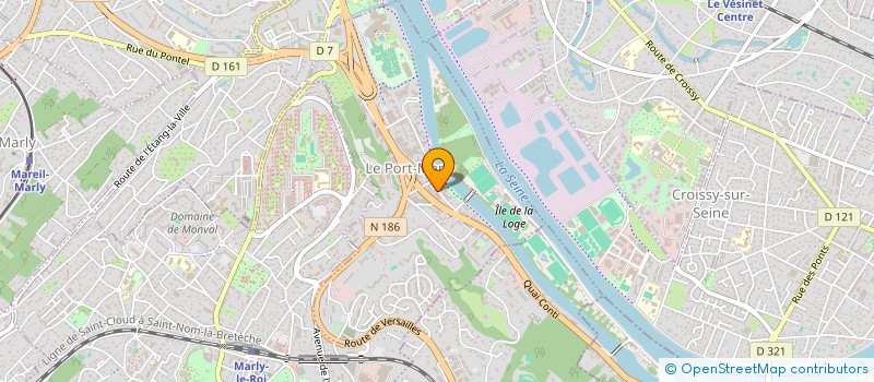 localisation de l'entreprise EOLE DESIGN  LE PORT-MARLY