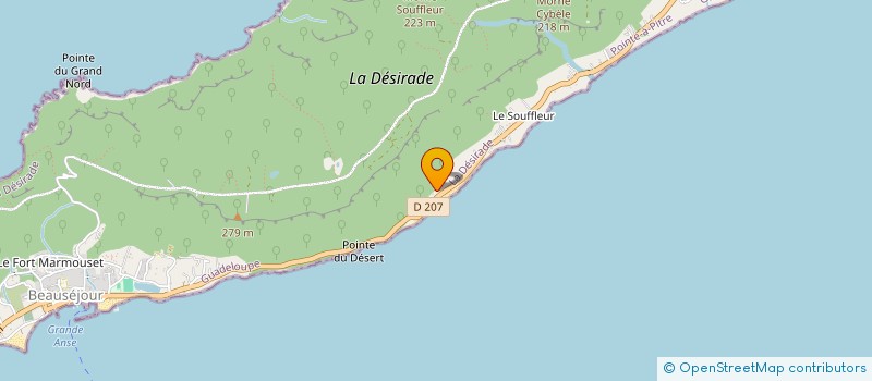 localisation de l'entreprise EOLE DESIRADE 4 SARL à LA DESIRADE