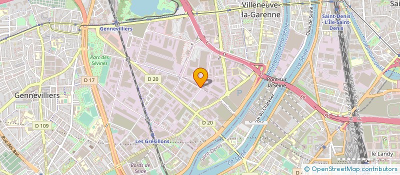 localisation de l'entreprise EOLE ENERGIE SERVICE à VILLENEUVE-LA-GARENNE