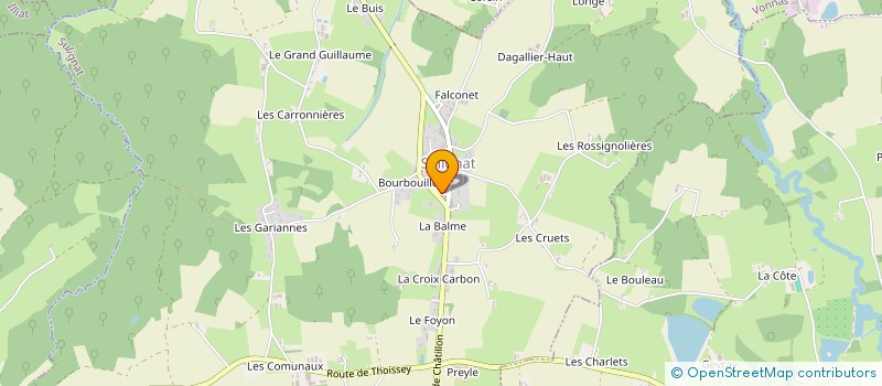 localisation de l'entreprise EOLE-FINANCE  SULIGNAT