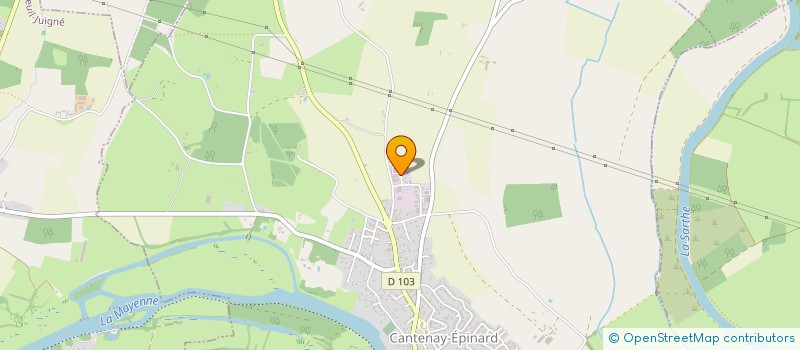 localisation de l'entreprise EOLE FRANCE  CANTENAY-EPINARD