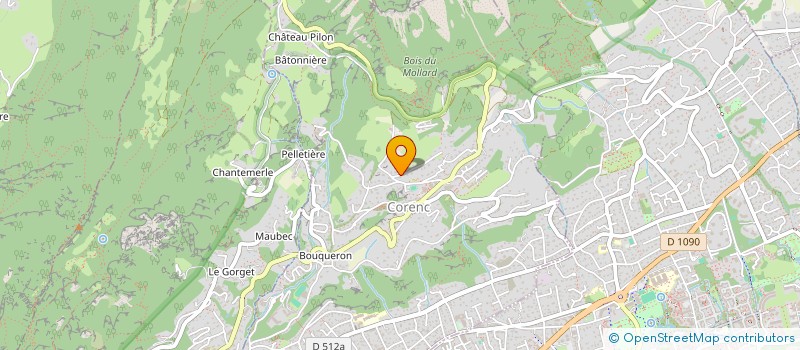 localisation de l'entreprise EOLE INVEST  CORENC