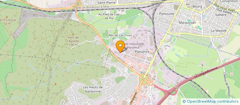 localisation de l'entreprise EOLE M  NARBONNE