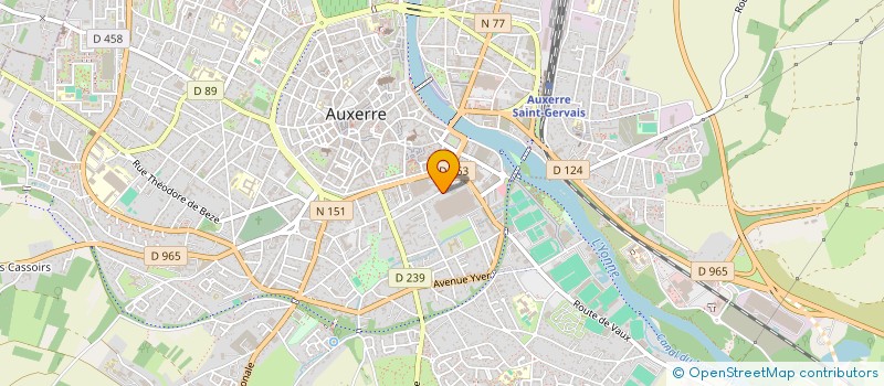 localisation de l'entreprise EOLE MAINTENANCE à AUXERRE