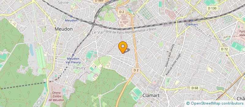 localisation de l'entreprise EOLE MEDIA à CLAMART