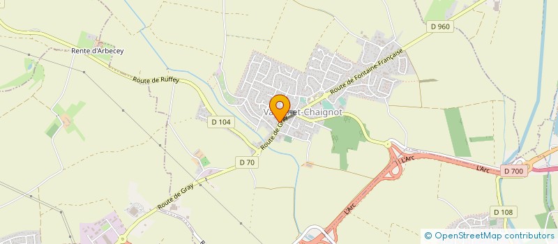 localisation de l'entreprise EOLE NETTOYAGE à VAROIS-ET-CHAIGNOT