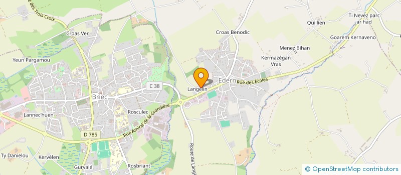 localisation de l'entreprise EOLE-P2  EDERN