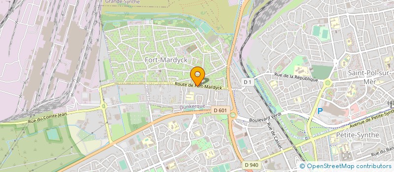 localisation de l'entreprise EOLE PHARMA  DUNKERQUE