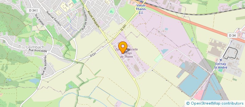 localisation de l'entreprise EOLE PROCESS à ASPACH-MICHELBACH