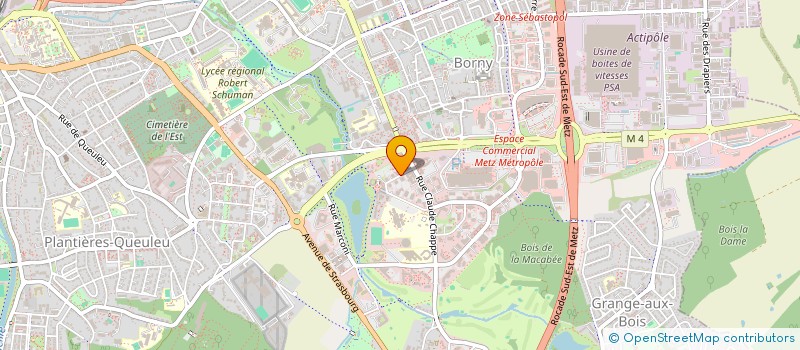 localisation de l'entreprise EOLE RENNEVILLE SCS  METZ