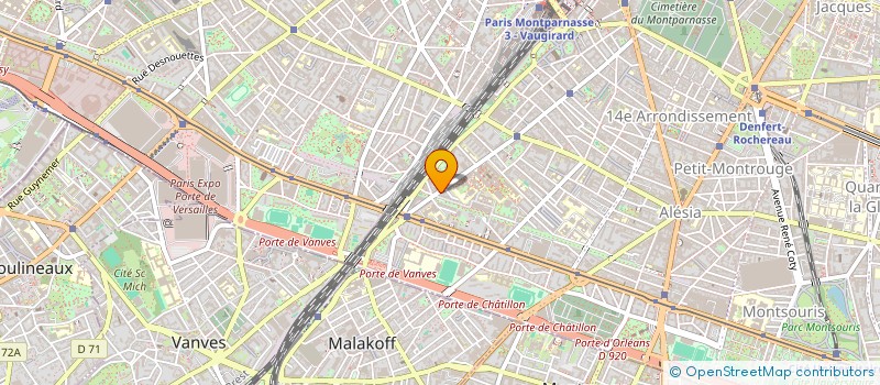 localisation de l'entreprise EOLE S.A.S.  PARIS