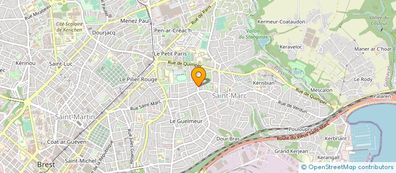 localisation de l'entreprise EOLE SECURITE à BREST