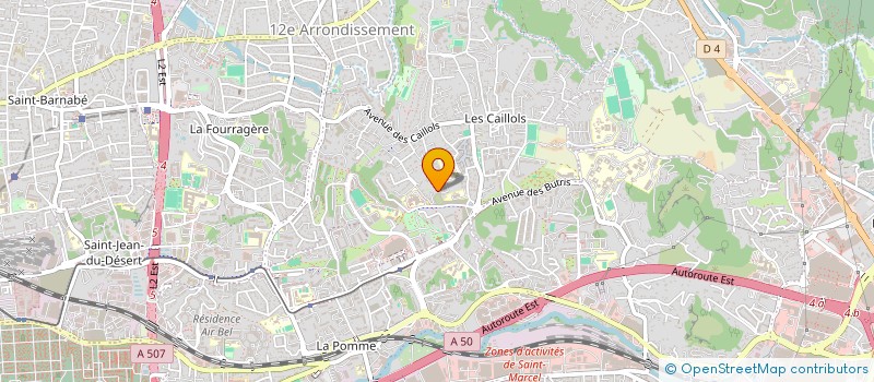 localisation de l'entreprise EOLIA à MARSEILLE