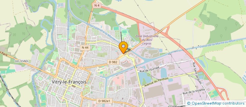 localisation de l'entreprise EOLIA  VITRY-LE-FRANCOIS