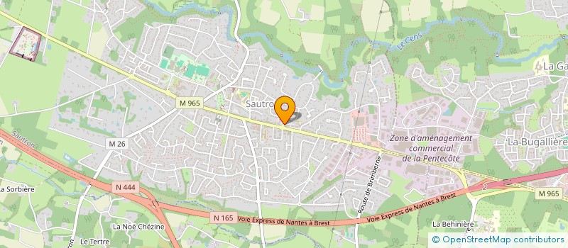 localisation de l'entreprise EOLIA à SAUTRON