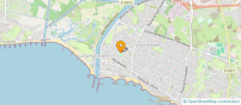 localisation de l'entreprise EOLIA à AGDE