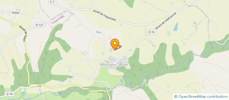 localisation de l'entreprise EOLIA  MOUZIEYS-TEULET