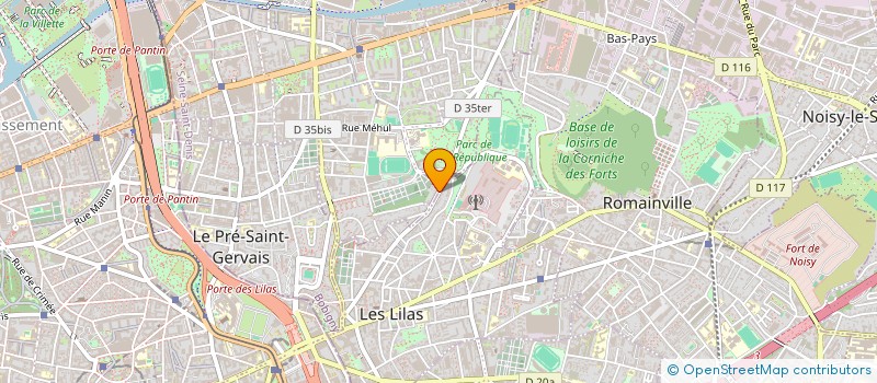 localisation de l'entreprise EOLIENNE POUR TOUS à PANTIN