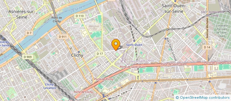 localisation de l'entreprise EOLIENNES DE LA GRANDE BLEUE à CLICHY