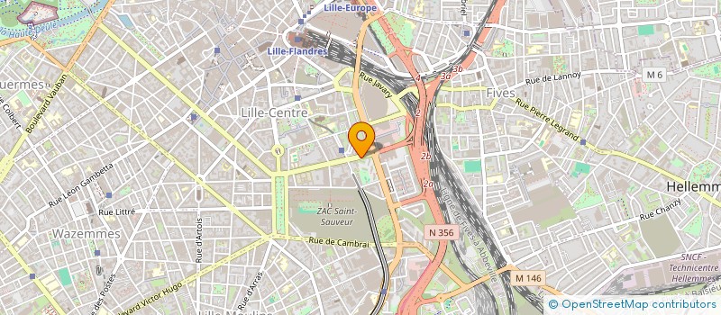 localisation de l'entreprise EOLIENNES DE LA SOLETTE à LILLE