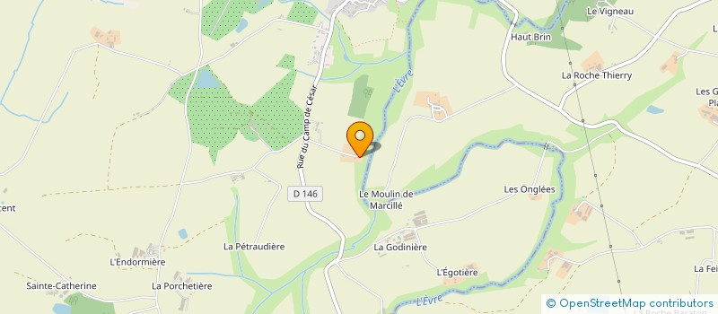 localisation de l'entreprise EOLIENNES DU FIEF-SAUVIN à MONTREVAULT-SUR-EVRE