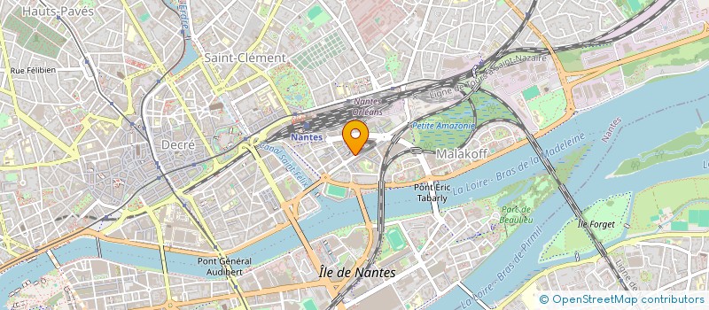 localisation de l'entreprise EOLIENNES EN MER ILES D'YEU ET DE NOIRMOUTIER  NANTES