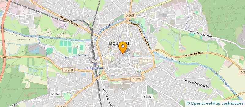 localisation de l'entreprise EOLIENNES VAUX-LES-MOUZONS SNC  HAGUENAU