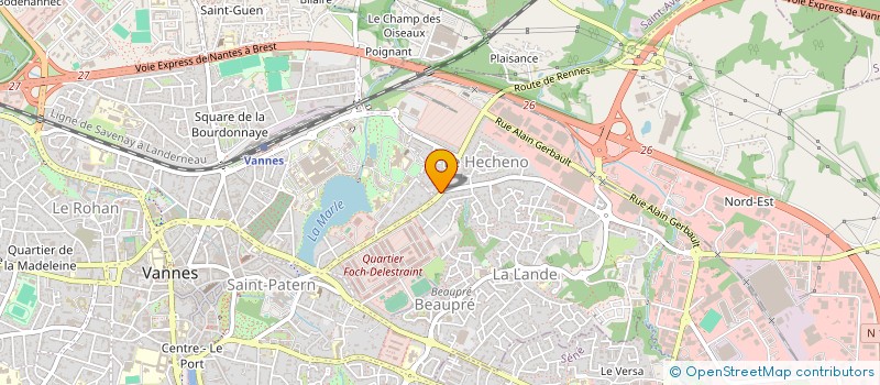 localisation de l'entreprise EOLIM 29MUR à VANNES