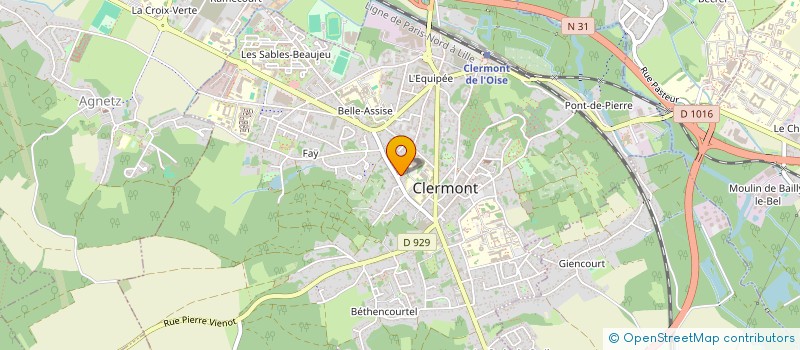 localisation de l'entreprise EOLINE FRANCE  CLERMONT