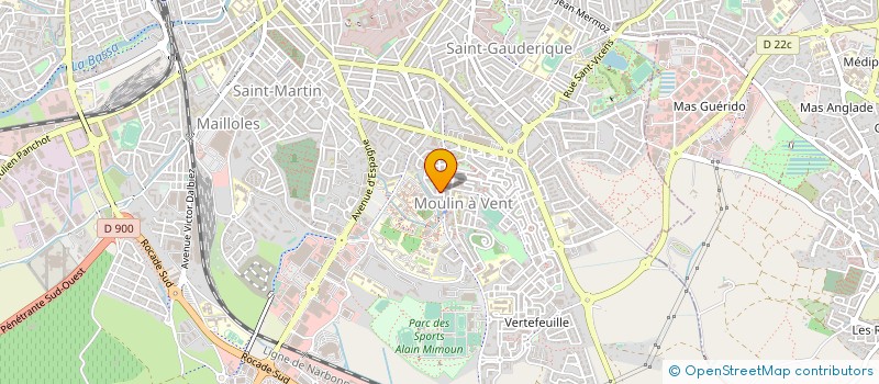 localisation de l'entreprise EOLIOS  PERPIGNAN