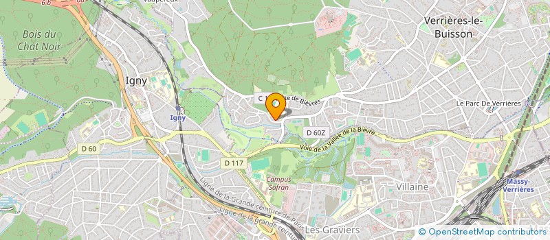 localisation de l'entreprise EOLIS  VERRIERES-LE-BUISSON