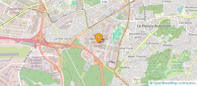 localisation de l'entreprise EOLIS  LE PLESSIS-ROBINSON