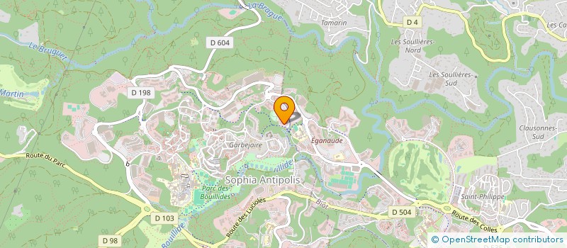 localisation de l'entreprise EOLIS DEVELOPPEMENT  VALBONNE