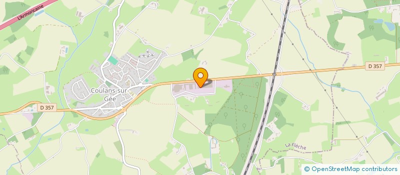 localisation de l'entreprise EOLOUE  COULANS-SUR-GEE