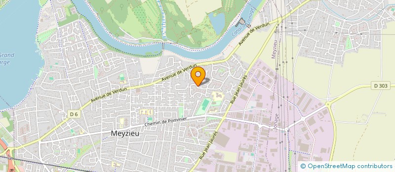 localisation de l'entreprise EOLTEC  MEYZIEU