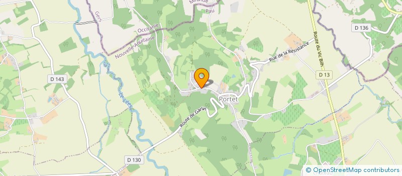 localisation de l'entreprise EOLYES  PORTET