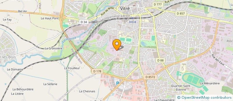 localisation de l'entreprise EOM 35 à LA SEGUINIERE