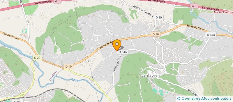 localisation de l'entreprise EOMA  VENTABREN