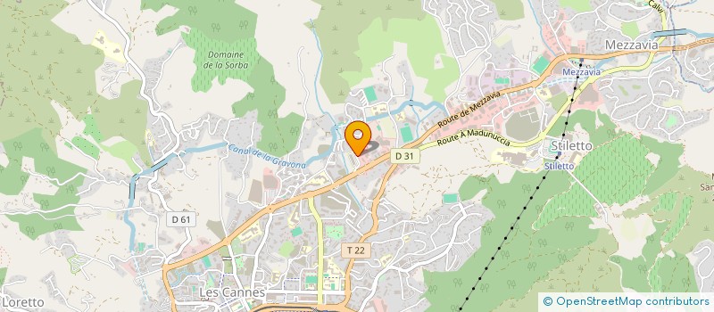 localisation de l'entreprise EOMMA KOSMETICS  AJACCIO