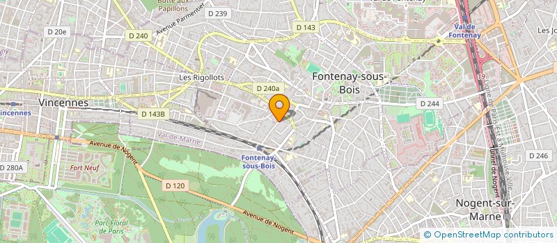 localisation de l'entreprise EON à FONTENAY-SOUS-BOIS