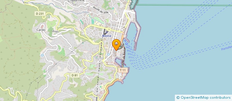 localisation de l'entreprise EON ORABONA à BASTIA