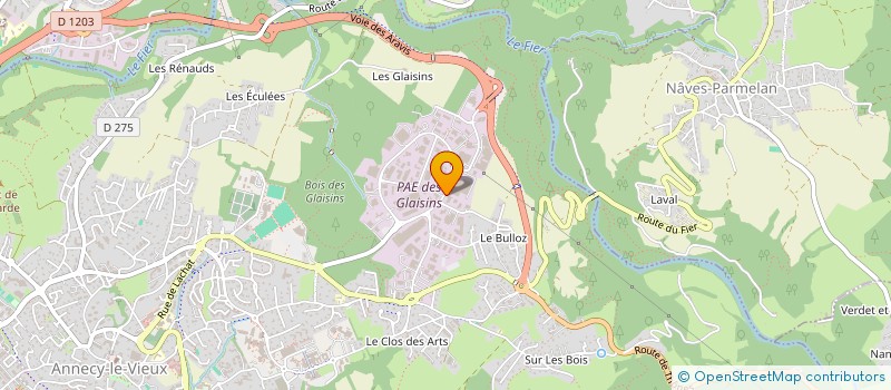 localisation de l'entreprise EONA à ANNECY
