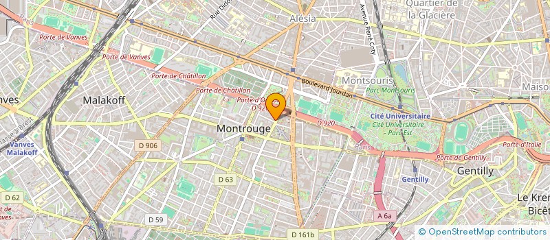 localisation de l'entreprise EONE CONSEIL  MONTROUGE