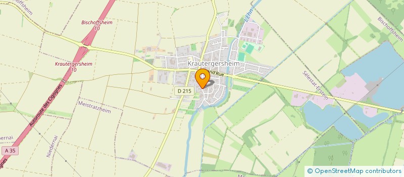 localisation de l'entreprise EONIS à KRAUTERGERSHEIM