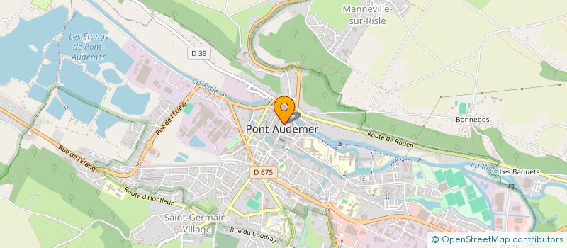 localisation de l'entreprise EOS à PONT-AUDEMER